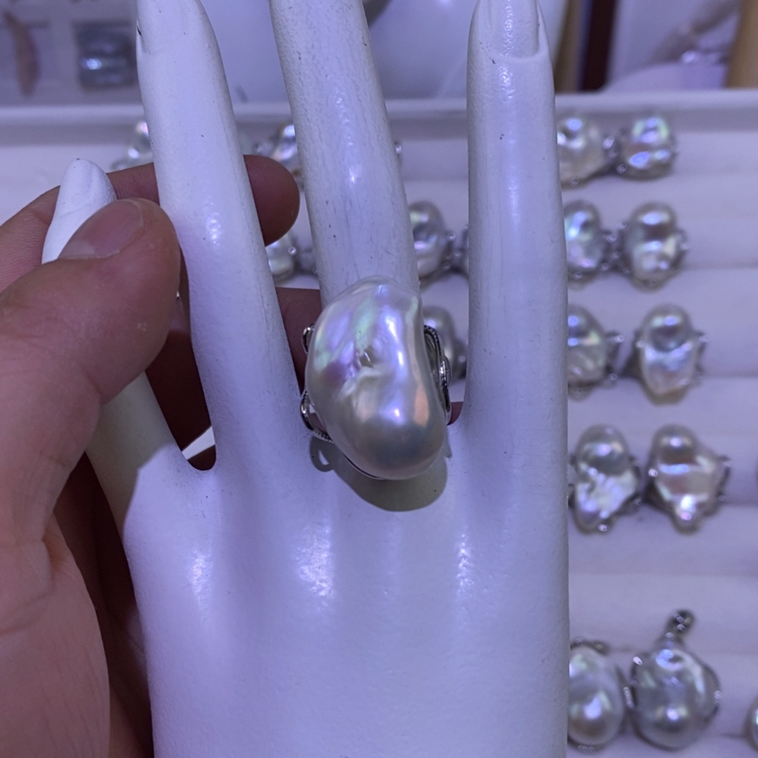 d***i淡水珍珠未镶嵌戒指