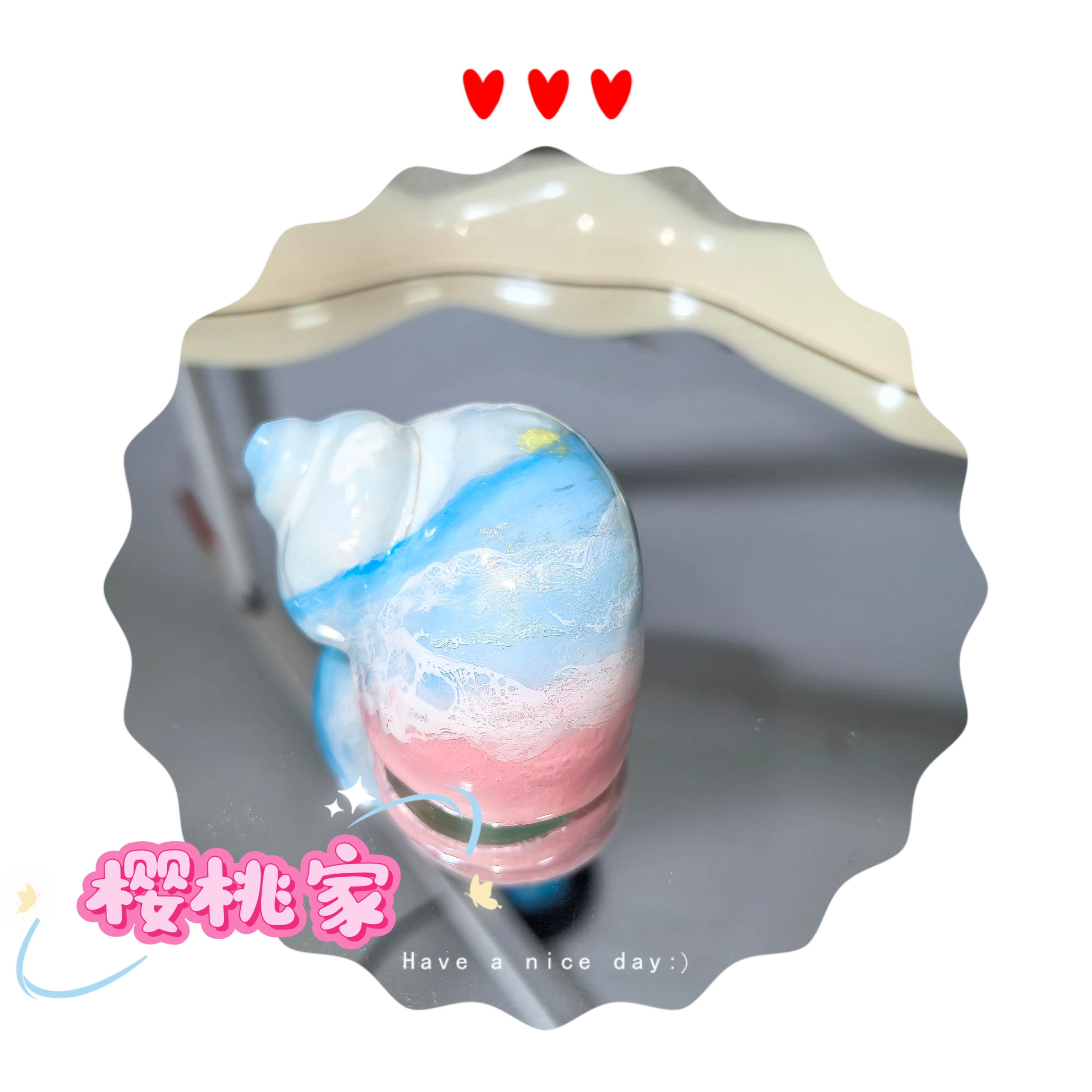寄居蟹壳壳2.7口径（已封口）（±0.01-0.03）