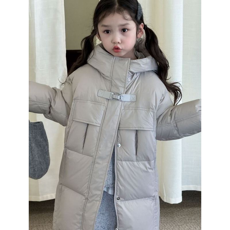 FZ·25冬~连帽羽绒服ZH7580（童装汉服）灰色