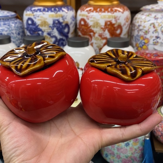 瓷片陶瓷茶叶罐密封罐