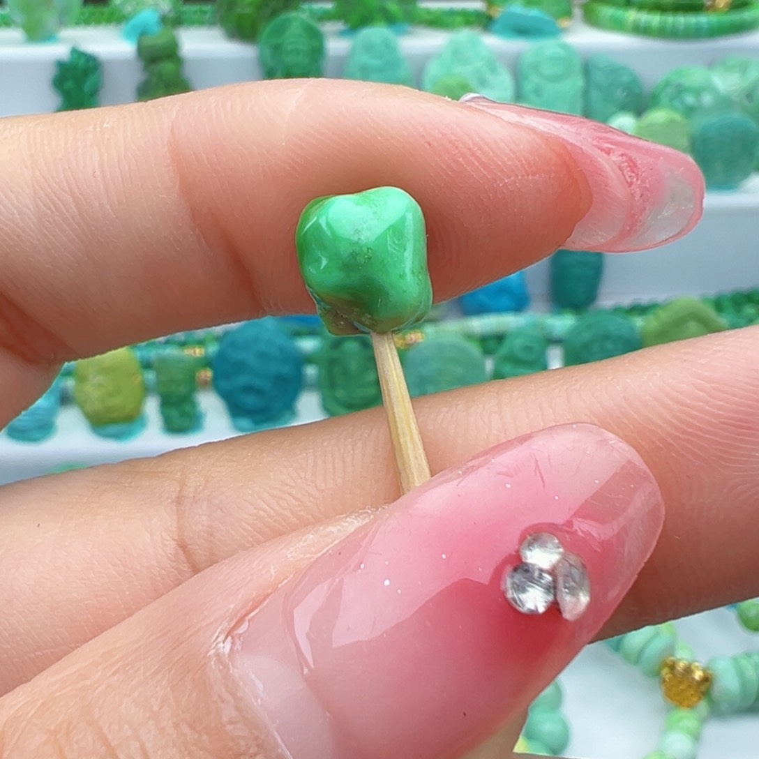 绿松石未镶嵌绿松石  主播万丽