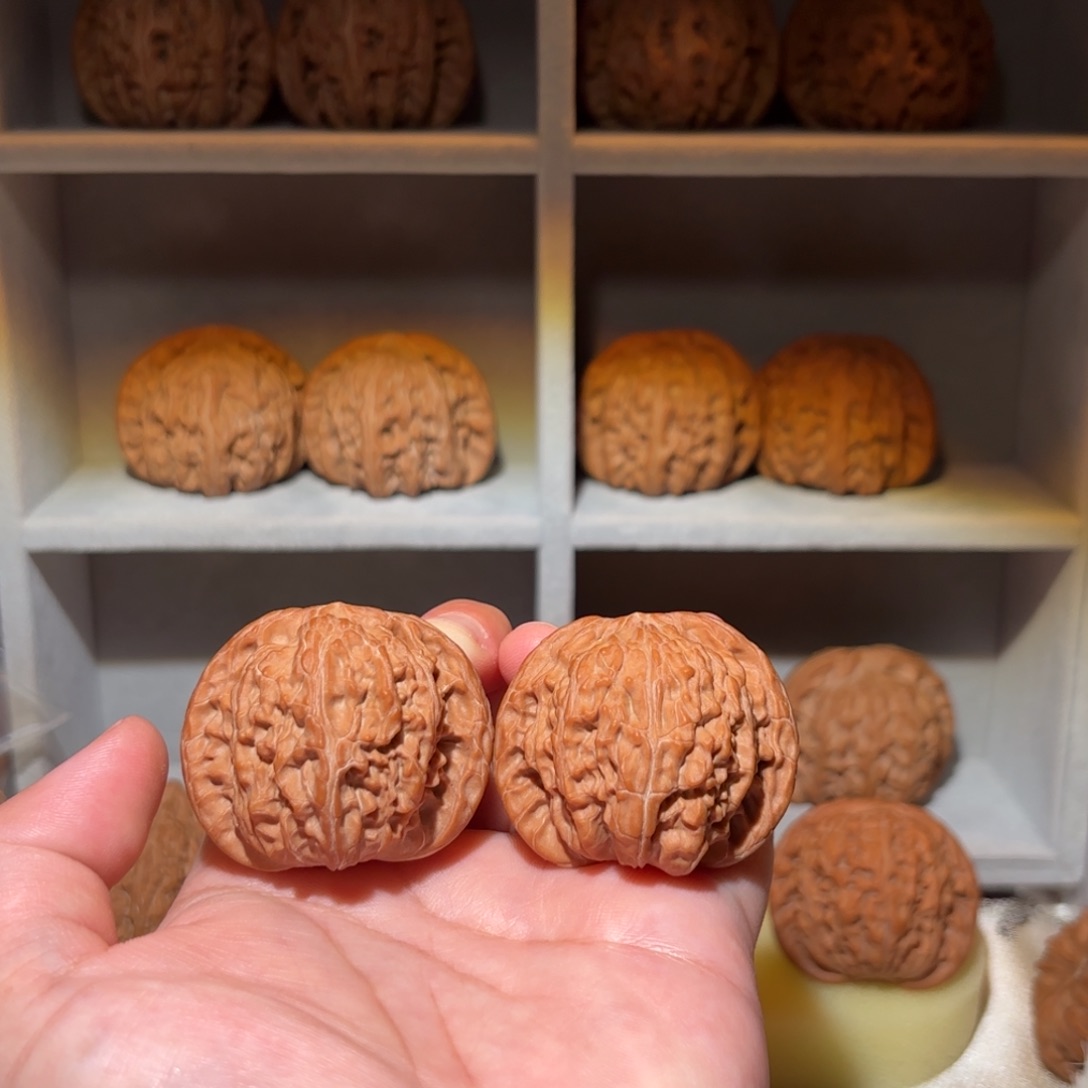 徒***行文玩核桃吊坠42 尺全品山地磨