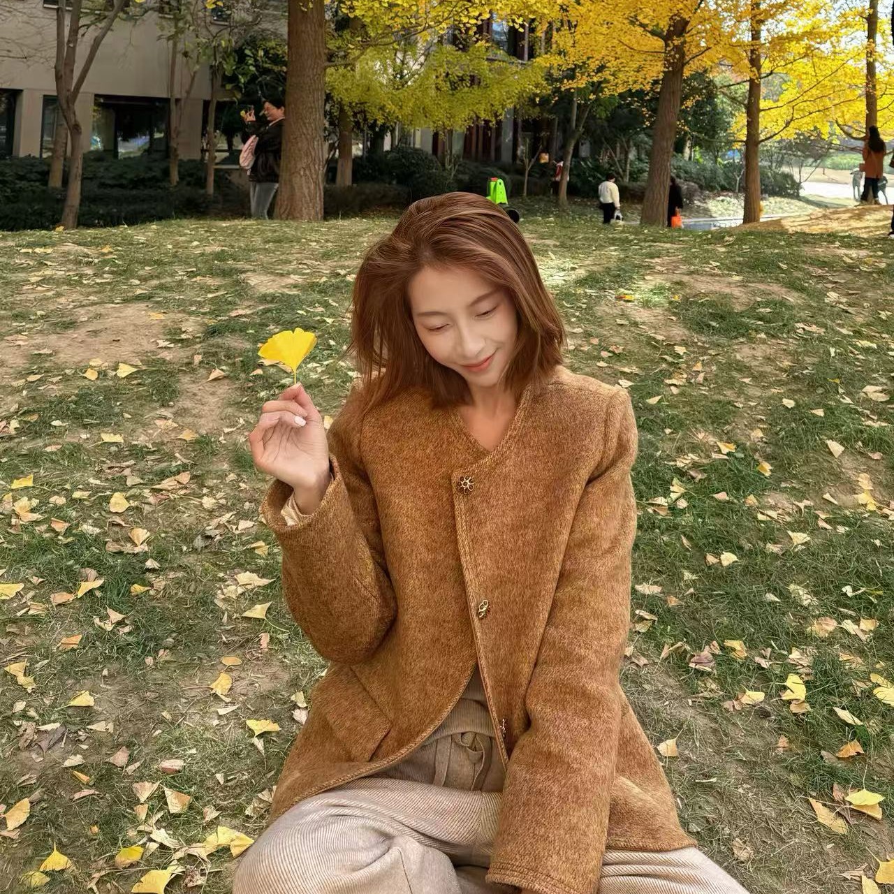 【杨杨定制】彼得堡 升级羽绒款小香风轻奢宽松型网红羽绒服外套