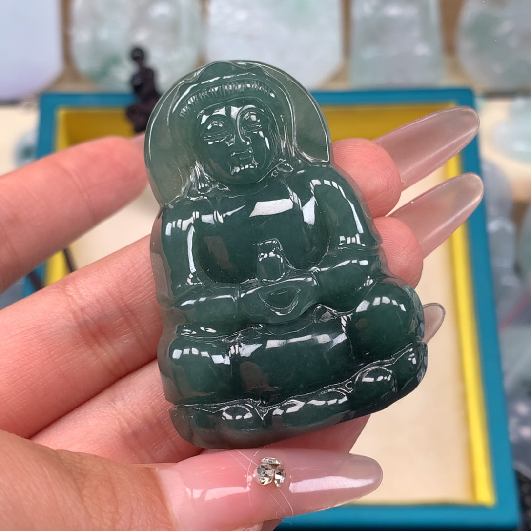 翡翠未镶嵌颈饰天然翡翠