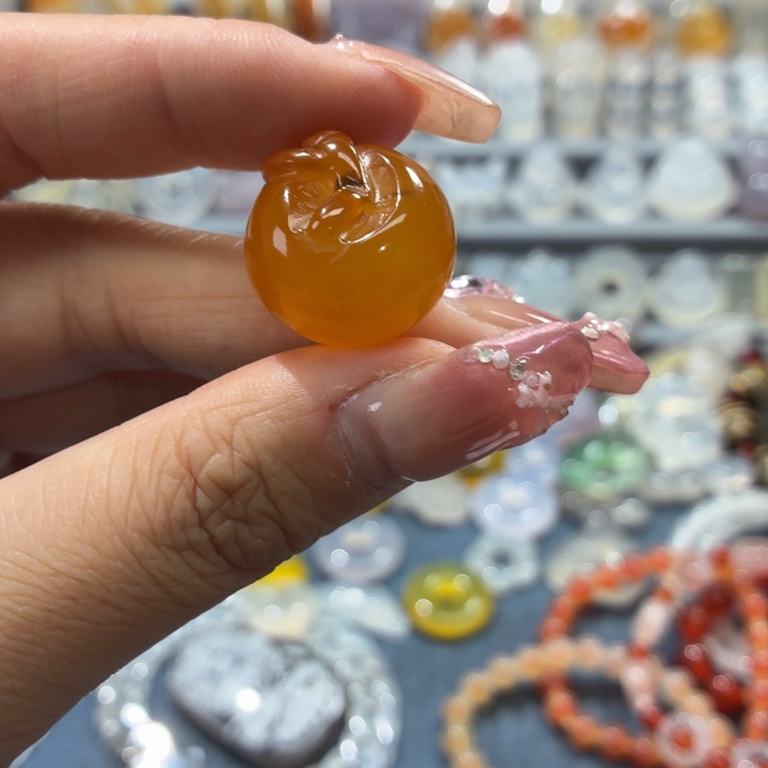 玛瑙/玉髓未镶嵌吊坠(不含链)