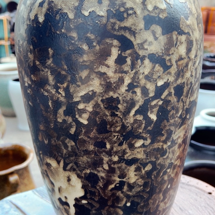 紫砂花盆高约33口约18