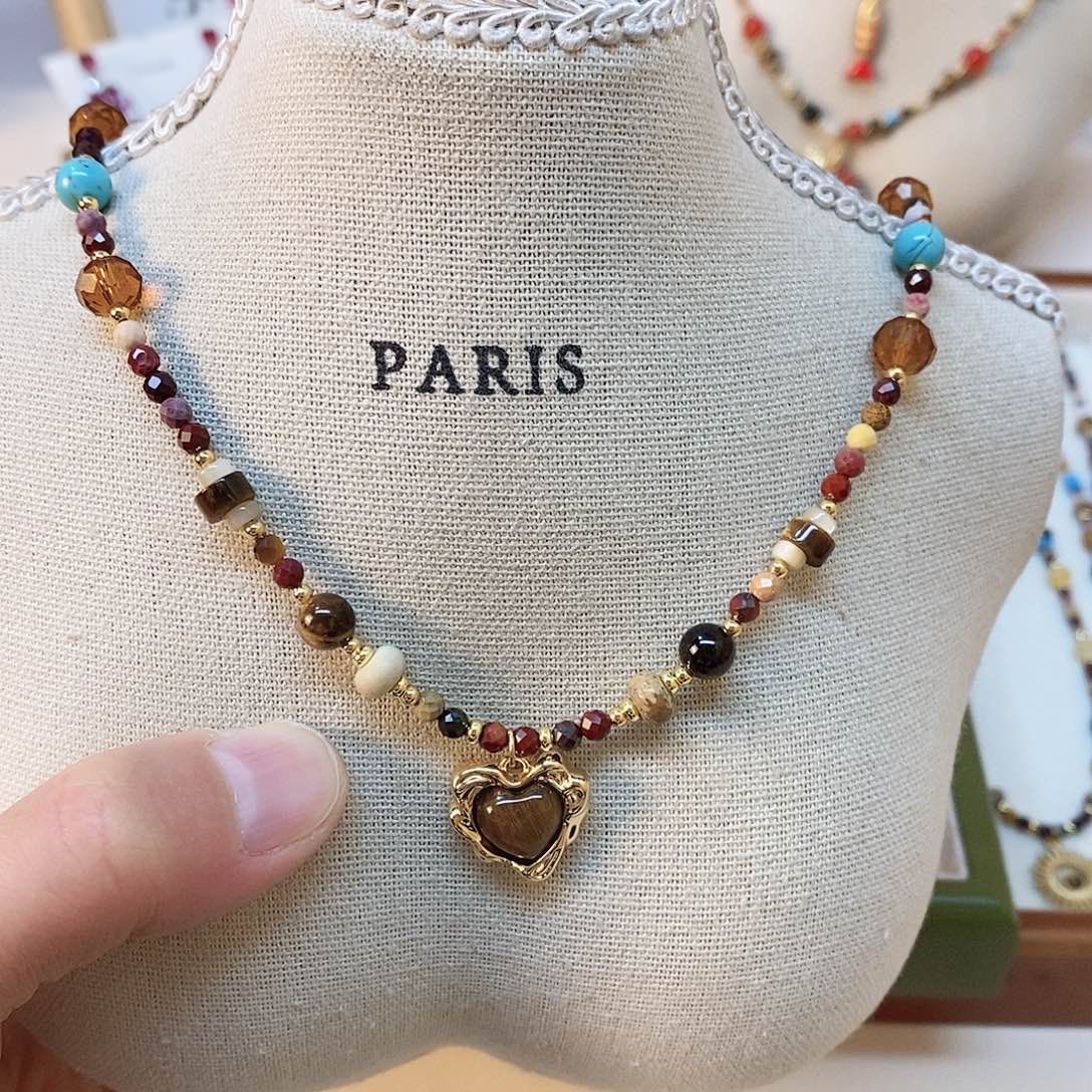 锆石不锈钢爱心新款