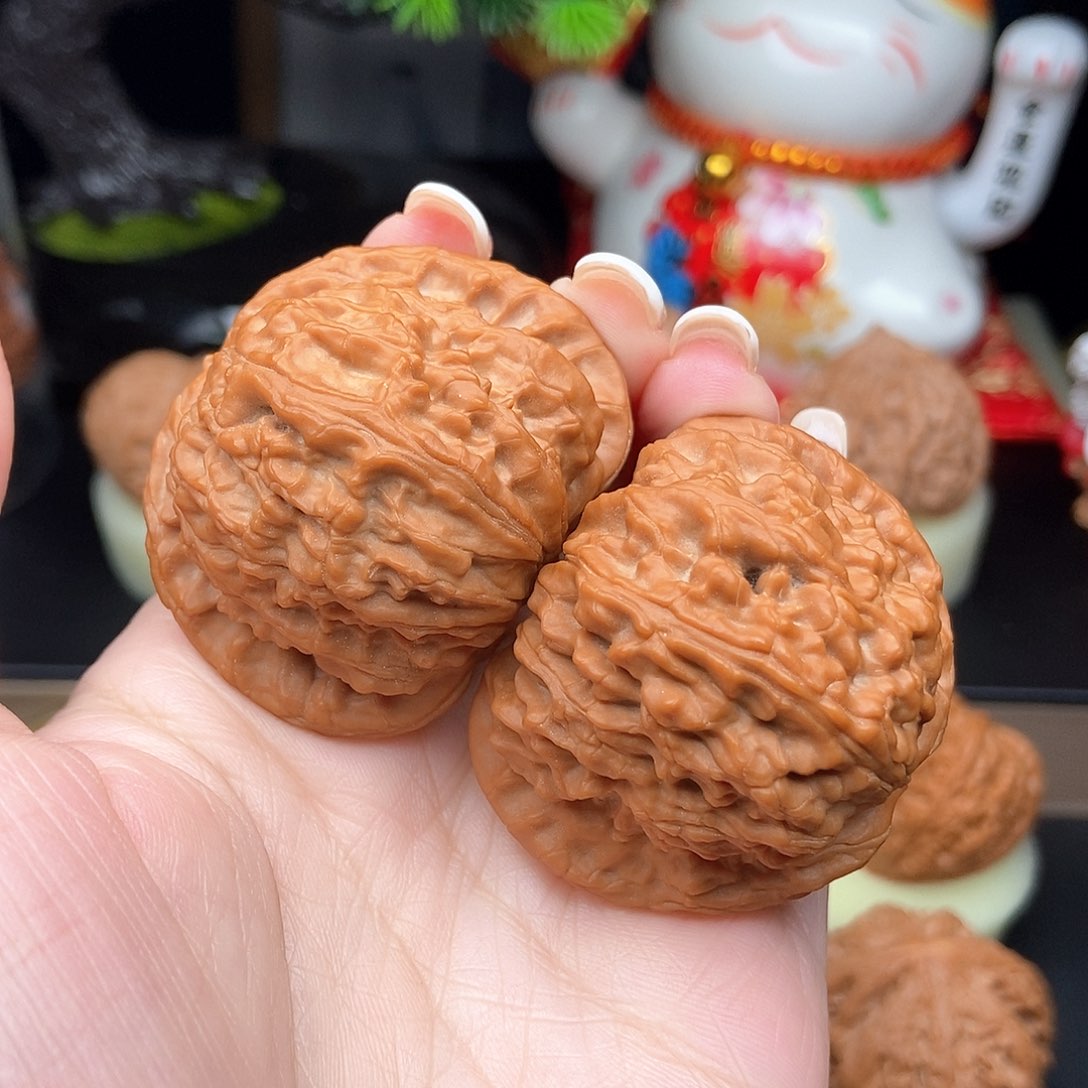 文玩核桃把件無*45.5白狮子