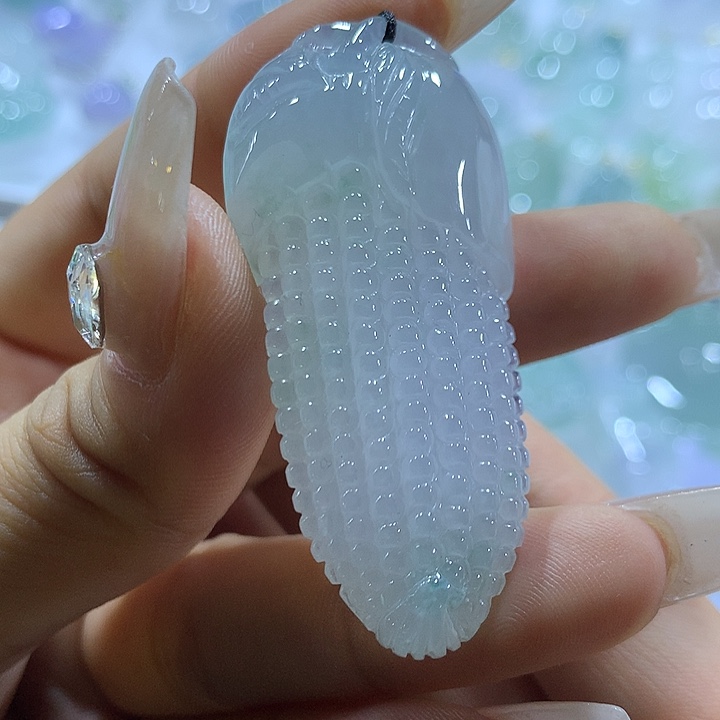 翡翠未镶嵌颈饰天然翡翠A货吊坠