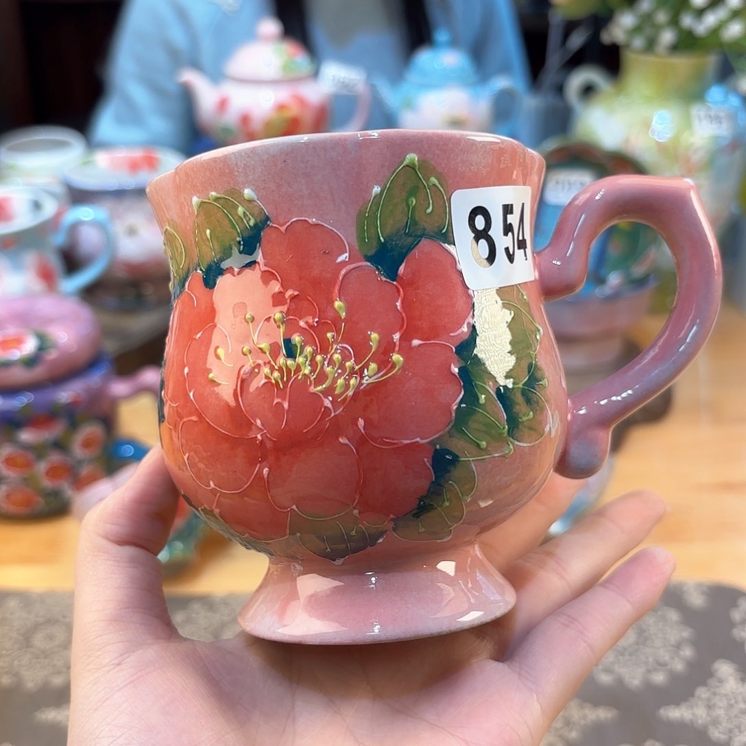 景德镇手绘高温釉下彩陶瓷茶具