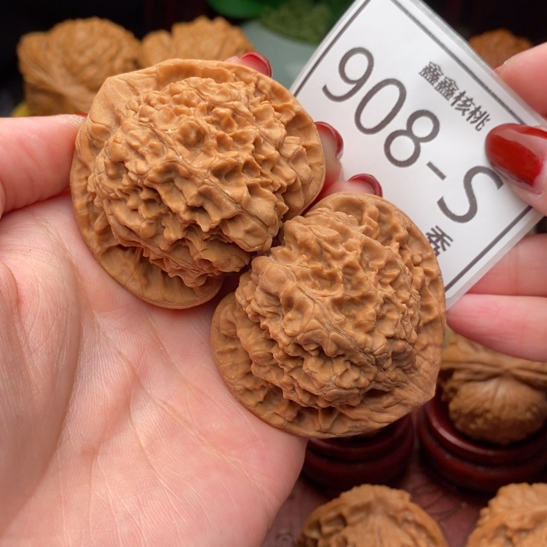 文玩核桃把件官帽49