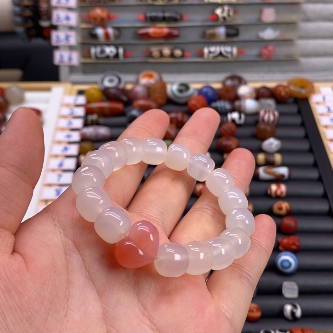 玛瑙/玉髓合金珠宝半成品