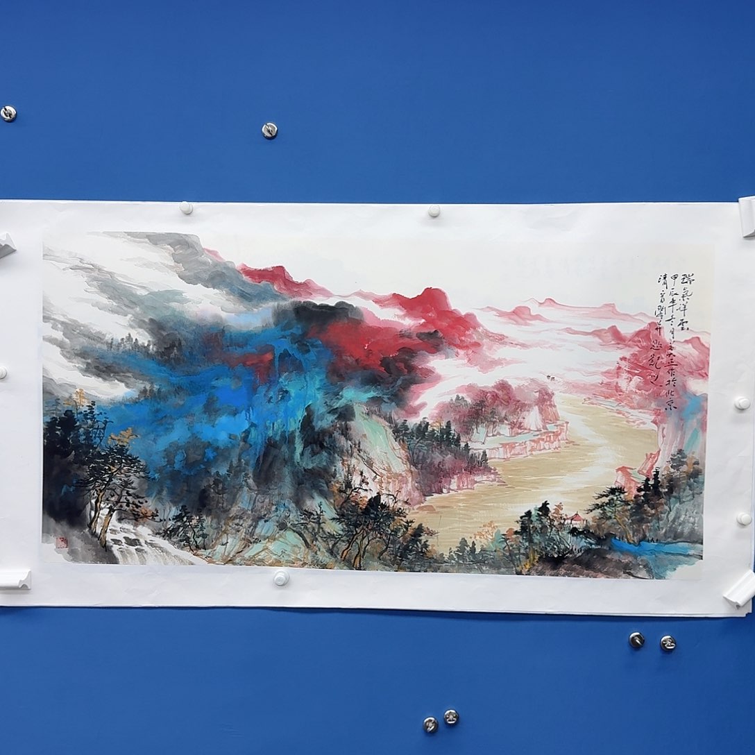 国画多次参加国内外大型