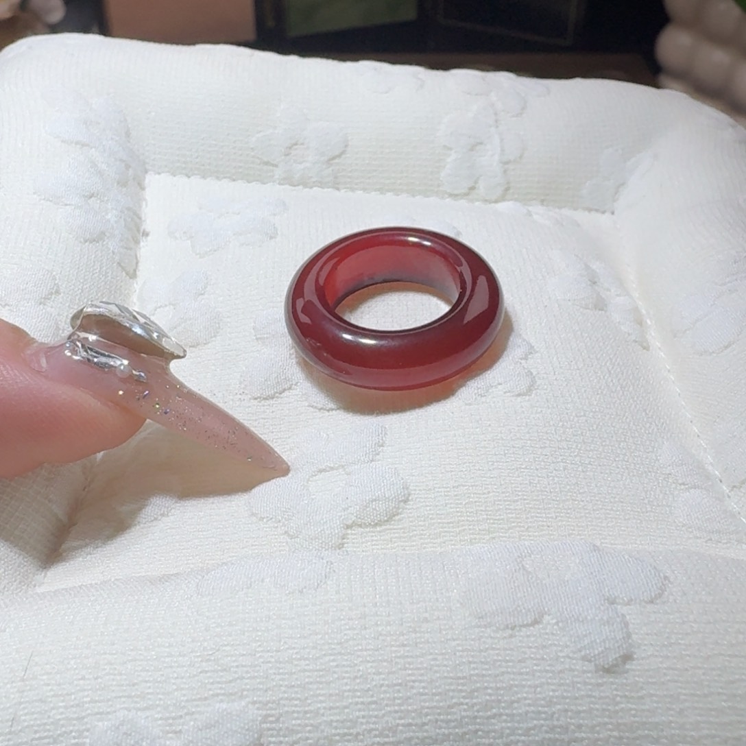 玛瑙/玉髓未镶嵌戒圈2️⃣  港12 不退换