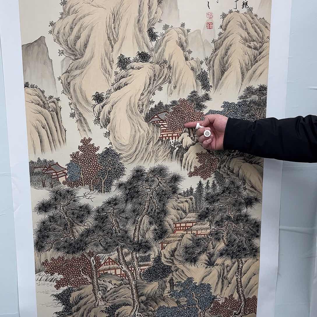 国画宣纸国画纯手绘作品