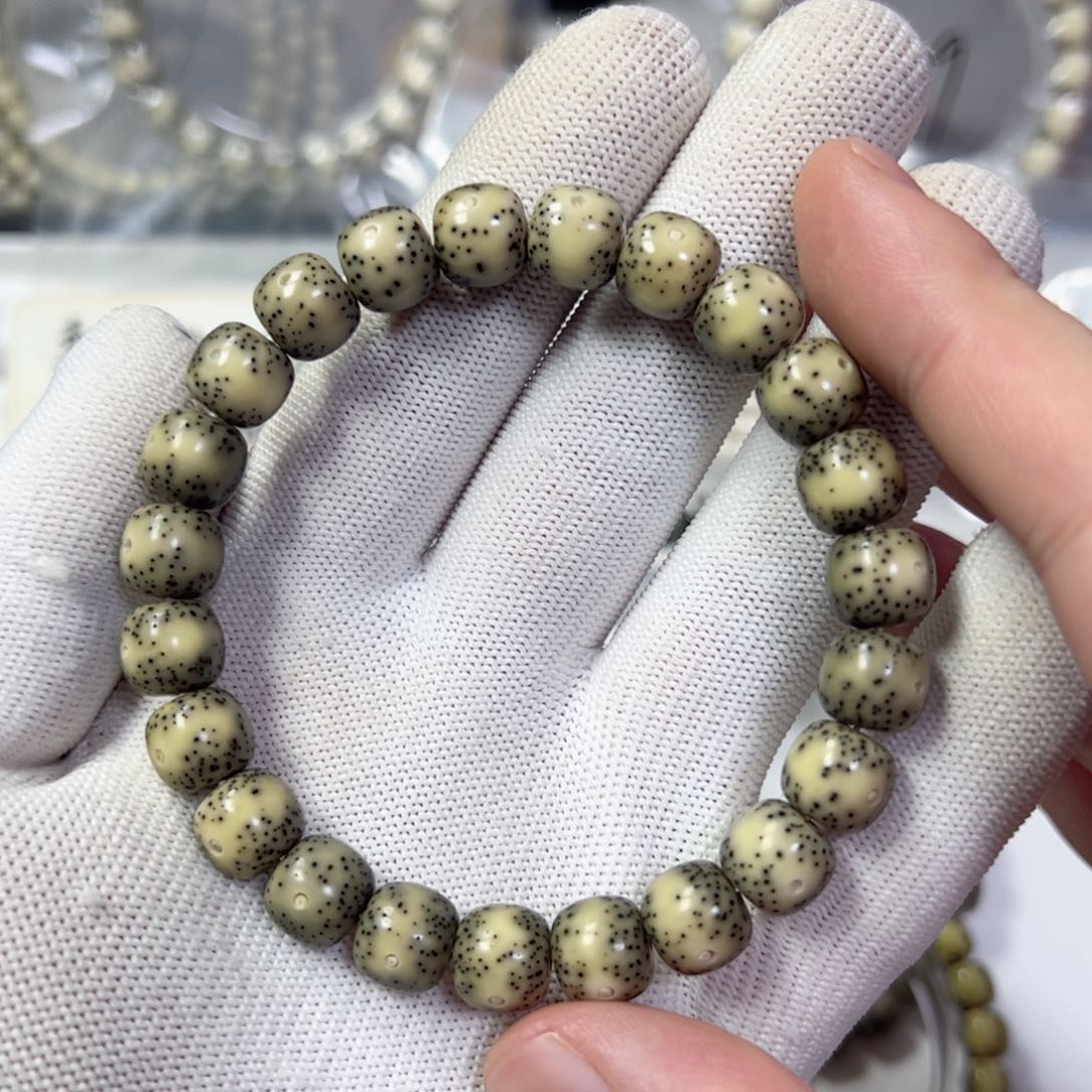 星月菩提手串10通体留白小细星a34