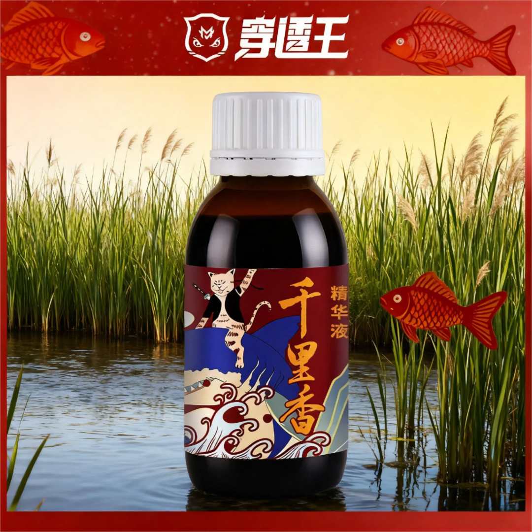 穿透王【年终大促】千里香精华液户外垂钓池塘鱼饵饵料添加