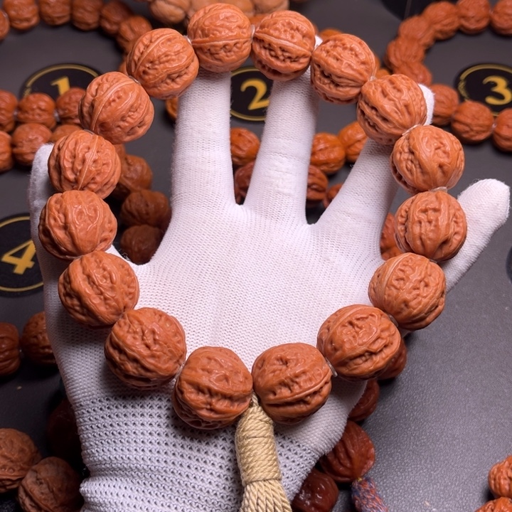 用***7手串文玩核桃京八棱