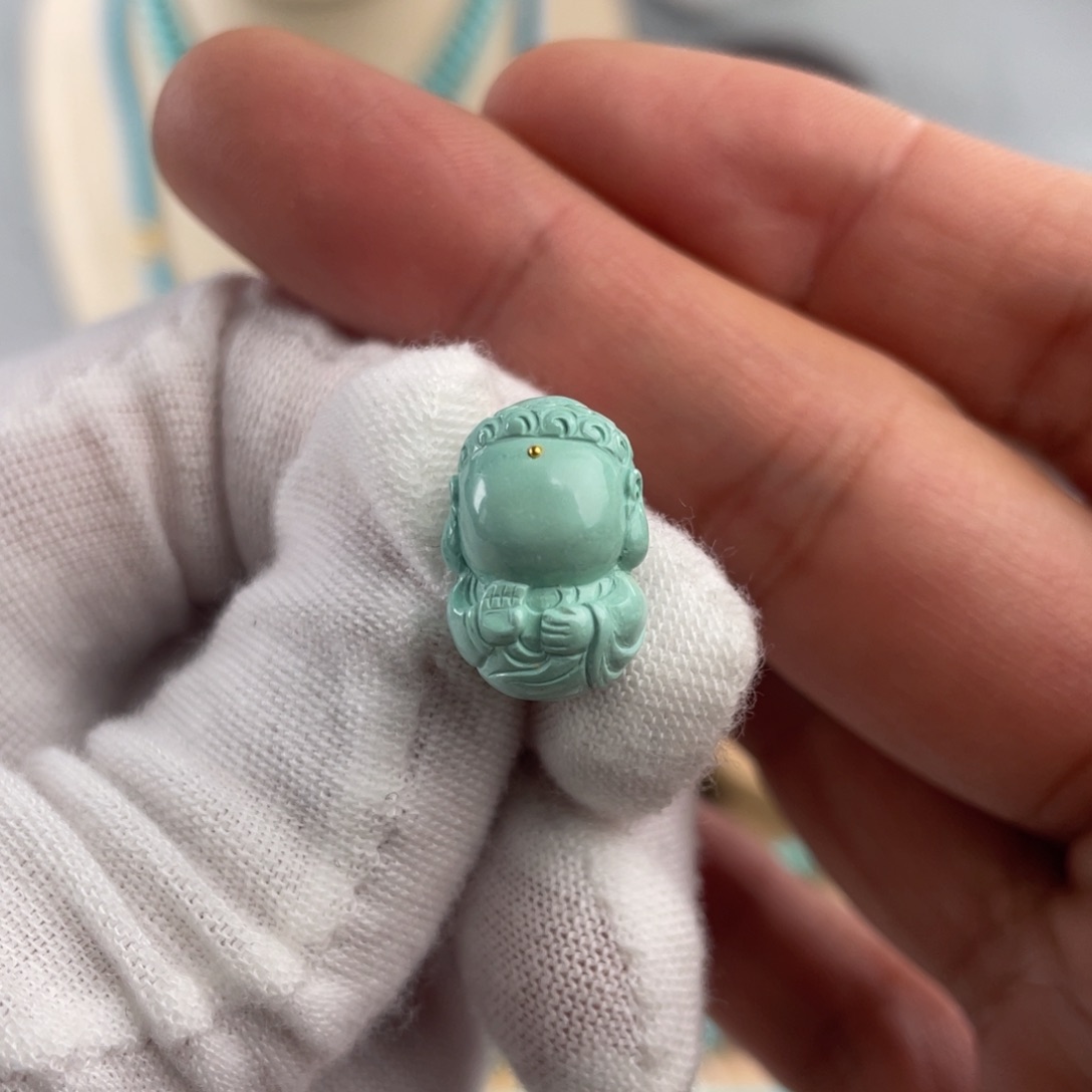 绿松石手链未镶嵌无相佛