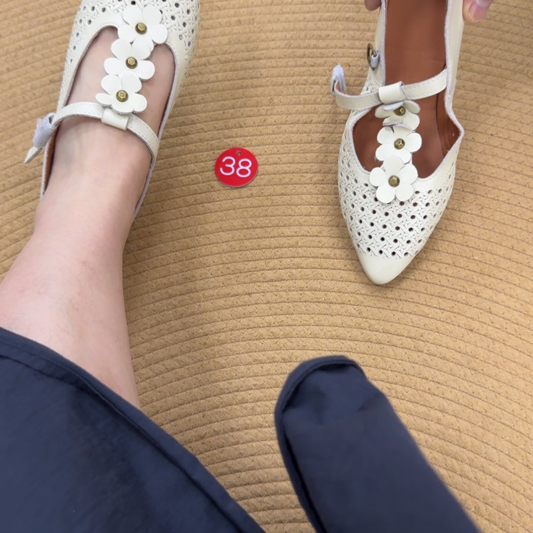 懒人鞋单鞋牛皮真皮女士