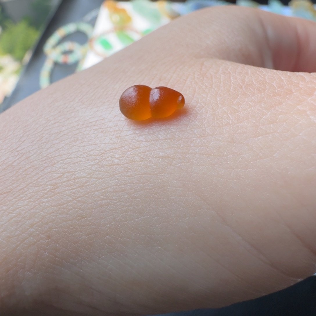 诶***呀未镶嵌定制翡翠冰种红翡小葫芦