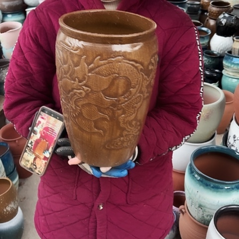 口19高31瑕疵盆子 