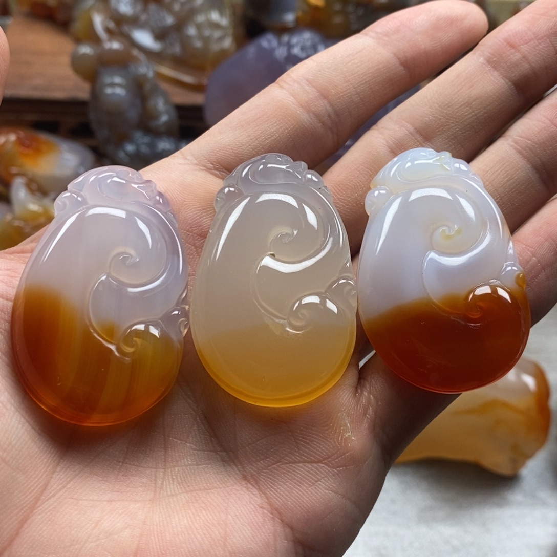 玛瑙/玉髓未镶嵌颈饰