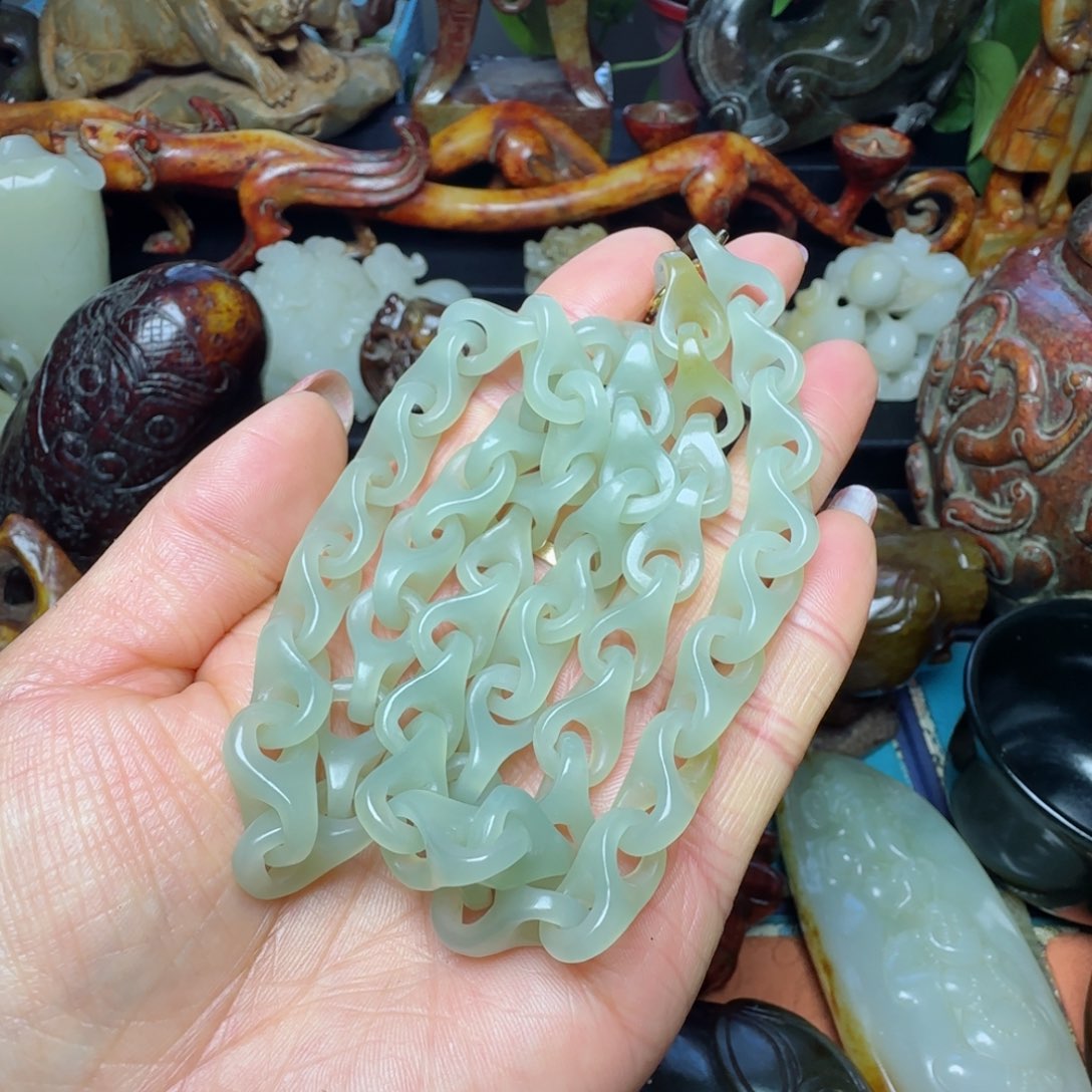 和田玉项链未镶嵌