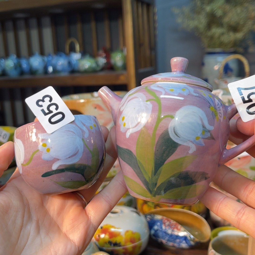 杯素浅陶瓷手工手绘