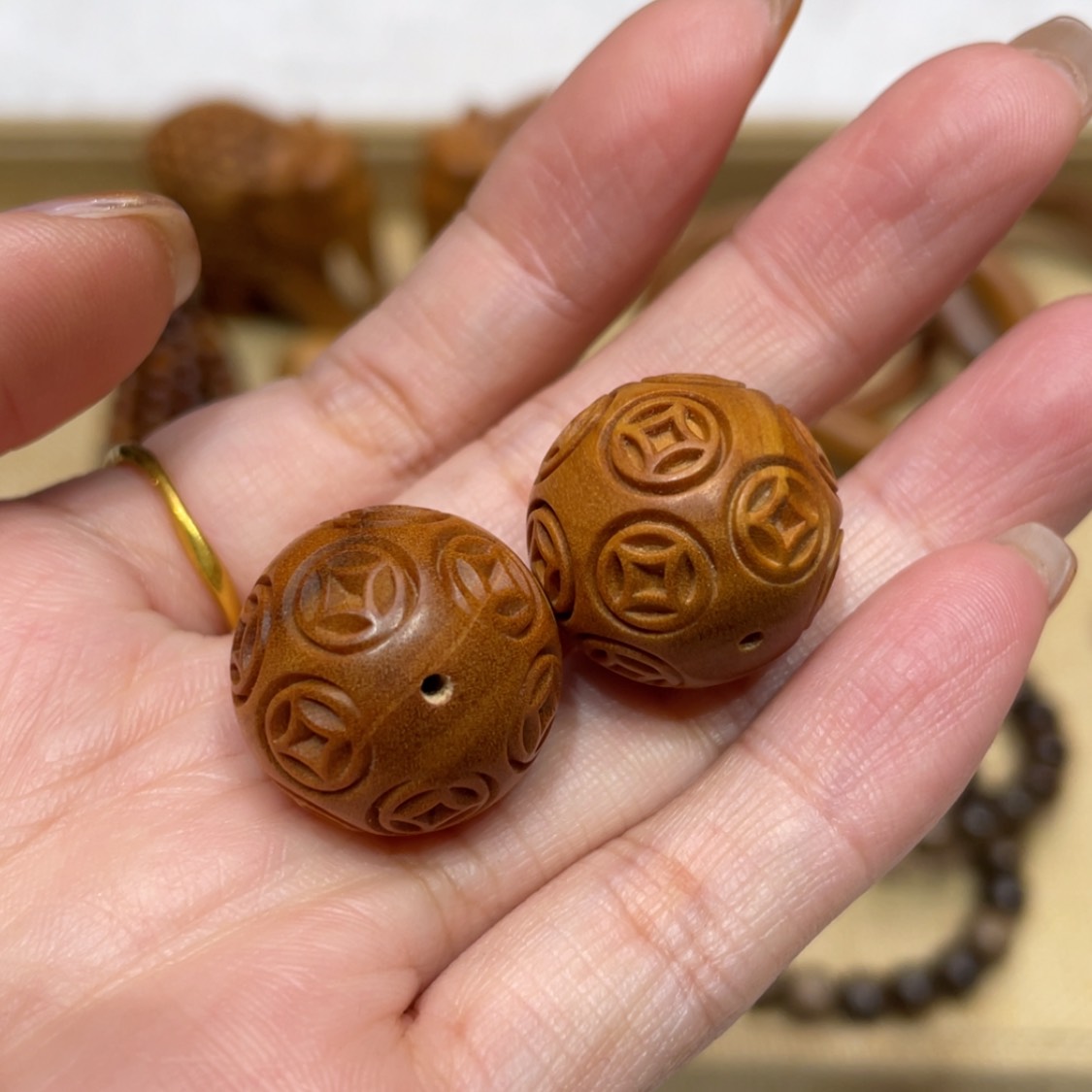 【闪购商品】檀香木吊坠小吊坠随机发货一个