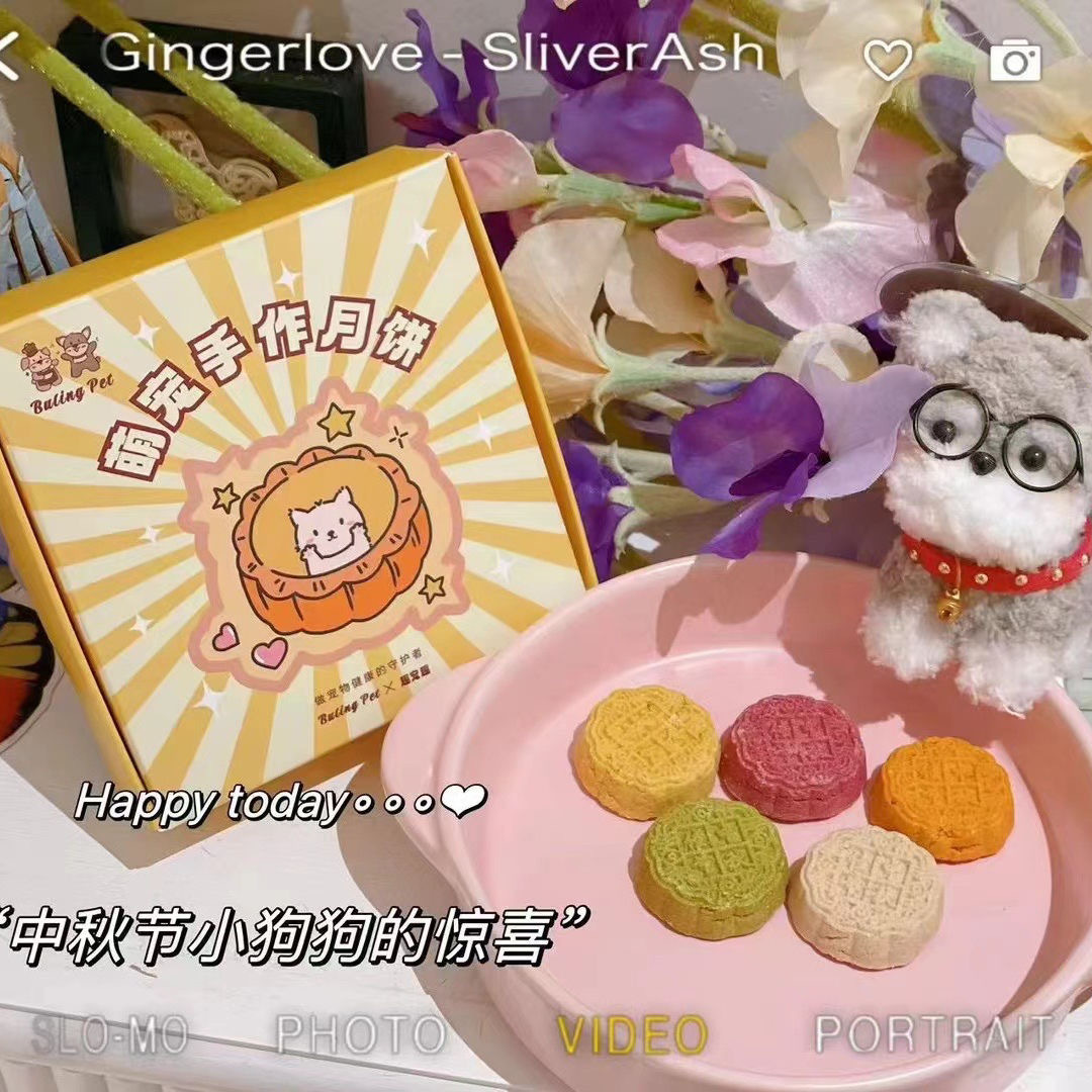 中秋宠物小月饼健康猫狗鼠通用零食狗狗