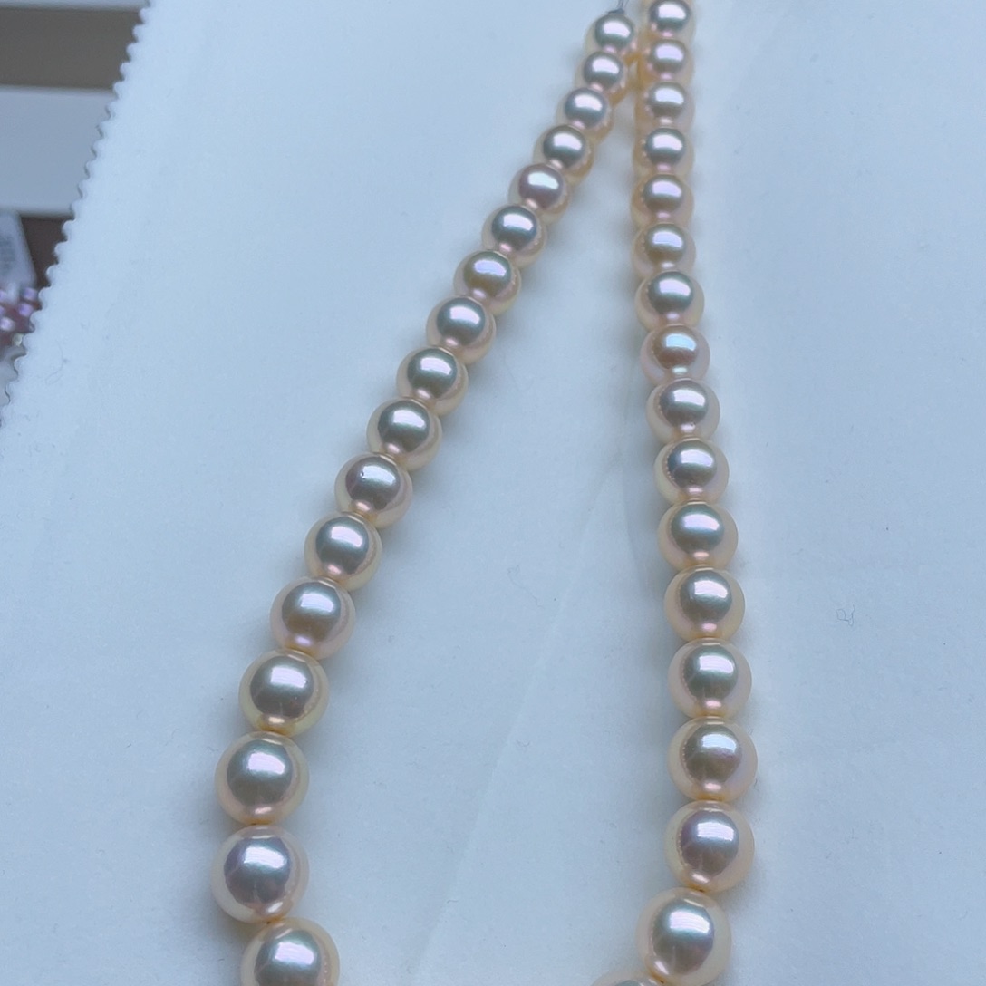 淡水珍珠颈饰银S925镶嵌