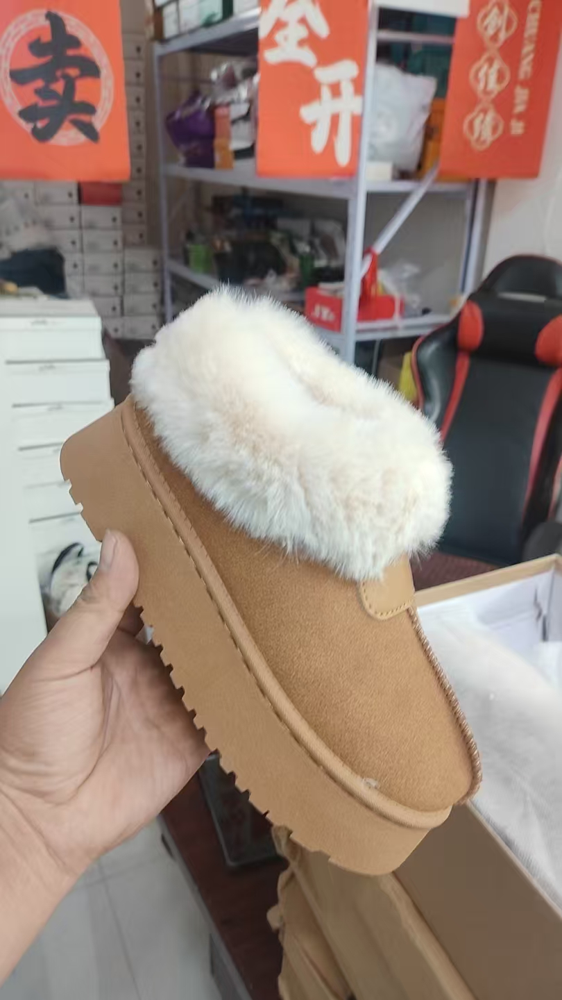 523厚底雪地靴女鞋加绒