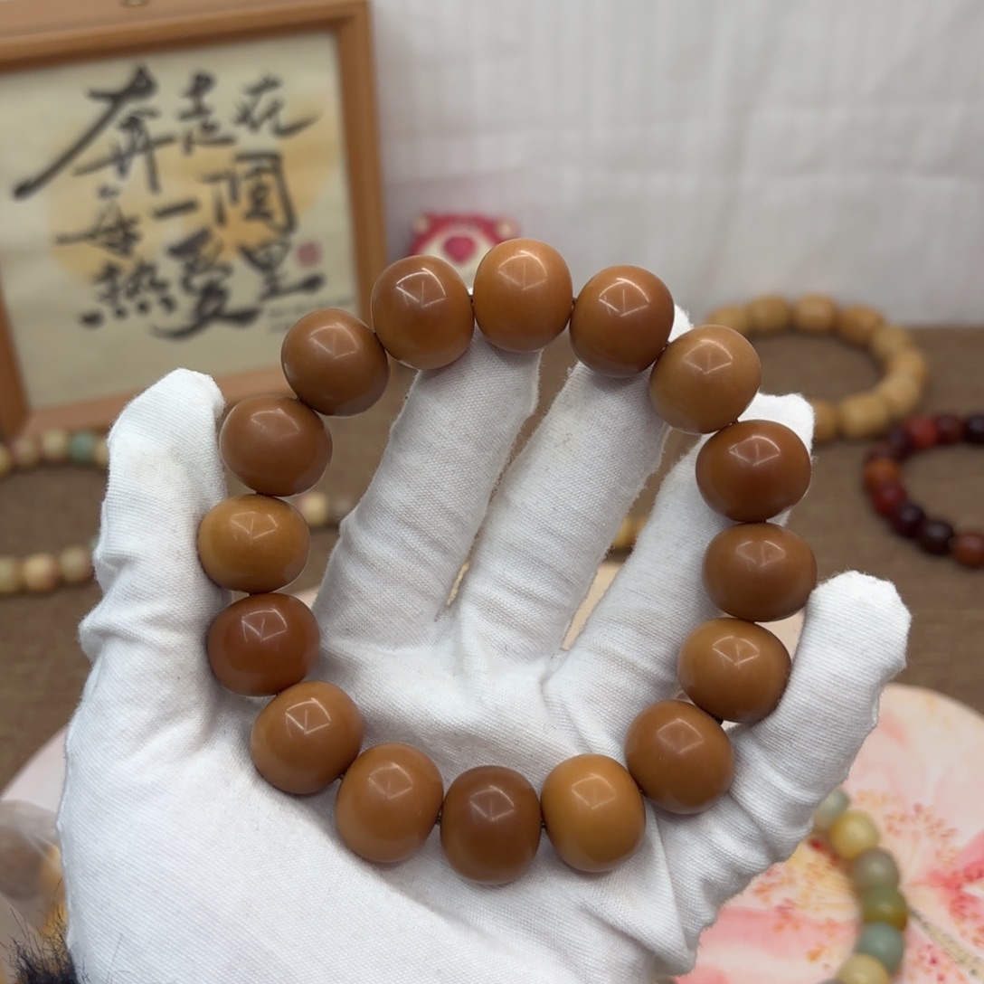 菩提根/象牙果吊坠17+干磨瑕疵落地果糖油385