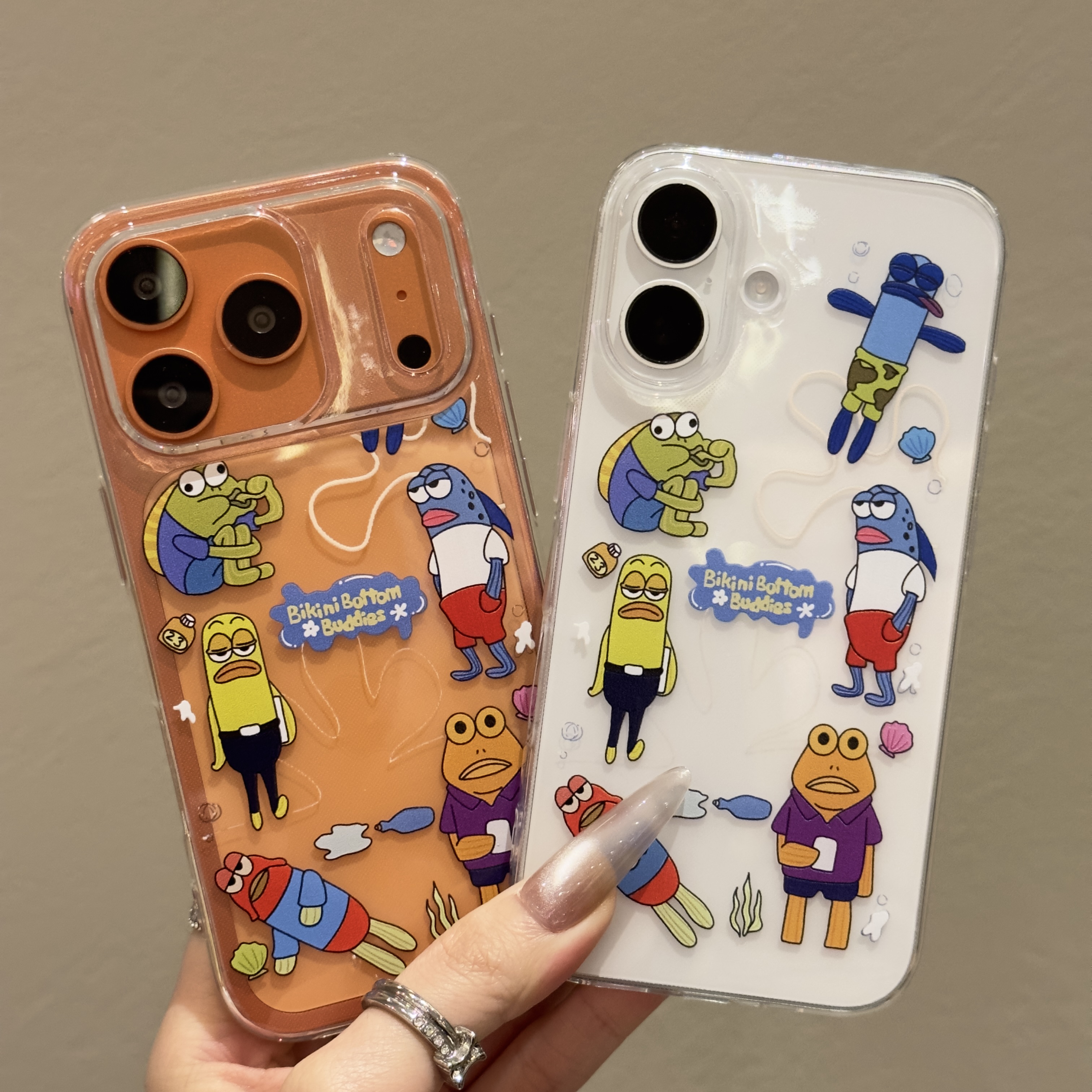 比奇堡居民小丑鱼适用苹果17p小米oppovivo手机壳华为iPhone16/15