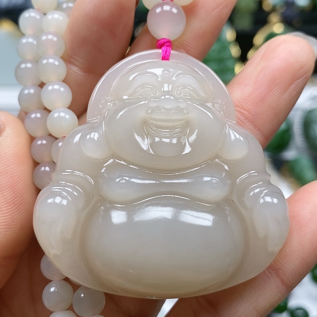 和田玉颈饰未镶嵌