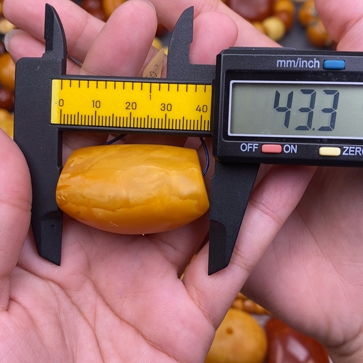 琥珀未镶嵌裸石蜜蜡L