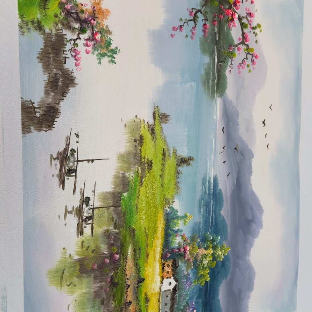 油画你在哪呢你现在干