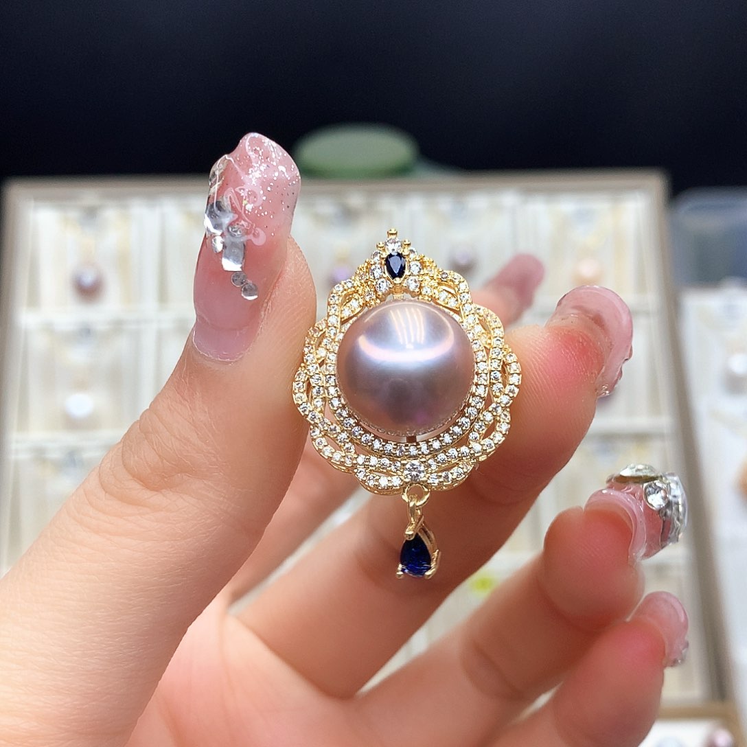 淡水珍珠颈饰合金