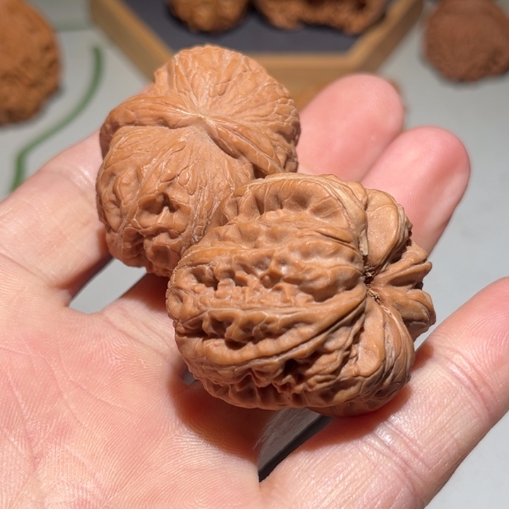 岁***偷文玩核桃把件41元宝