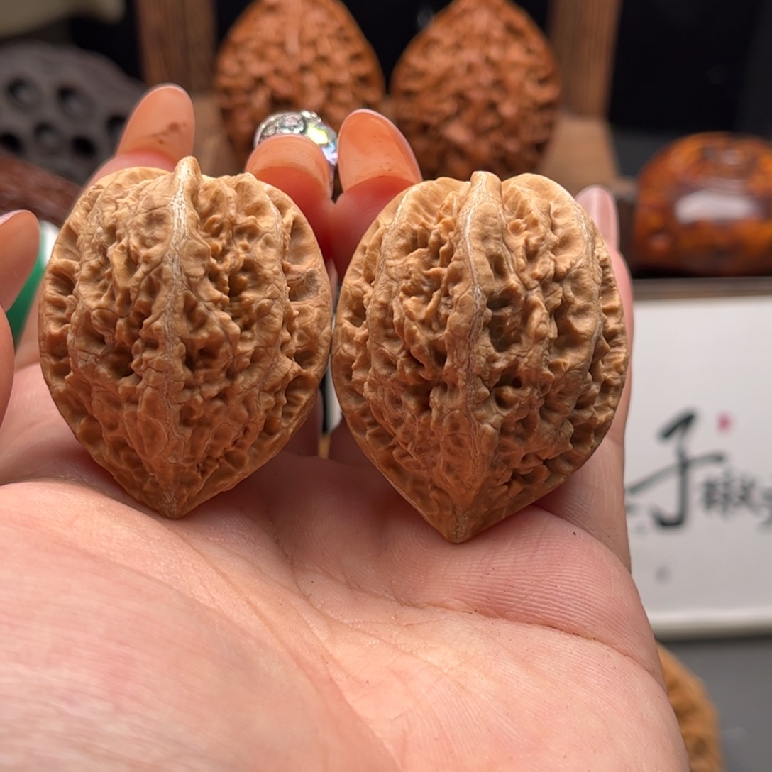 文玩核桃把件关东木子家楸大胖58