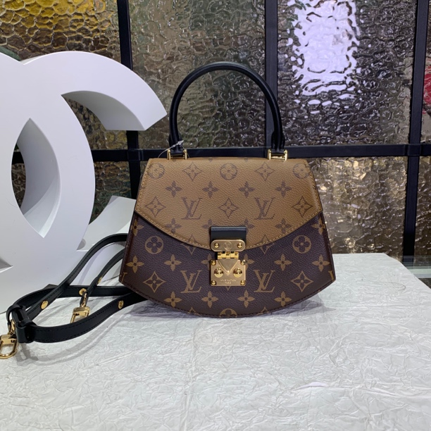 99新 LouisVuitton/路易威登 LV新款拼色扇子包 25020152-05