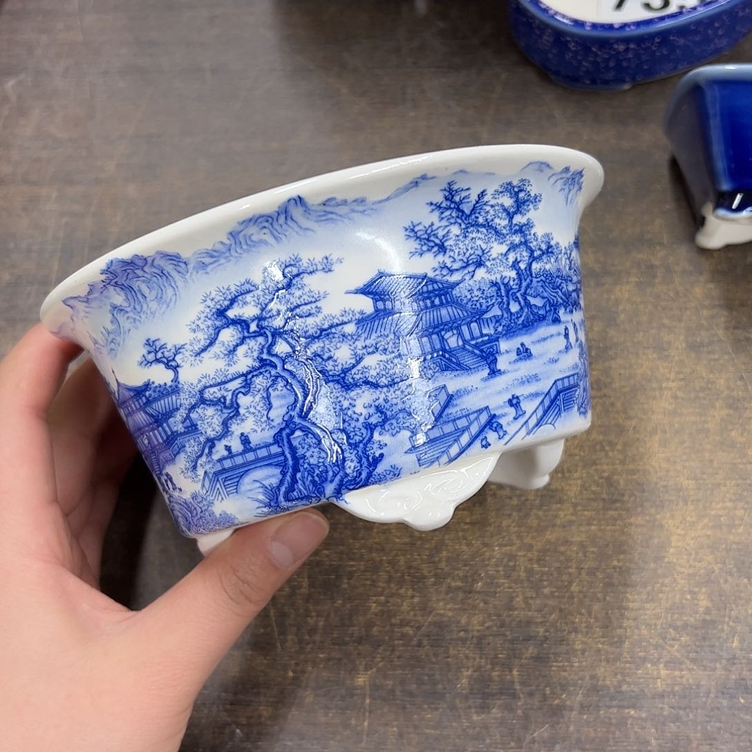 紫砂花盆882号瑕疵15/7.5cm