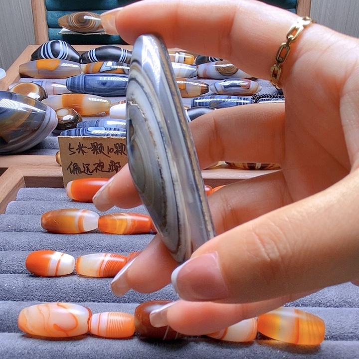 玛瑙/玉髓未镶嵌吊坠(不含链)