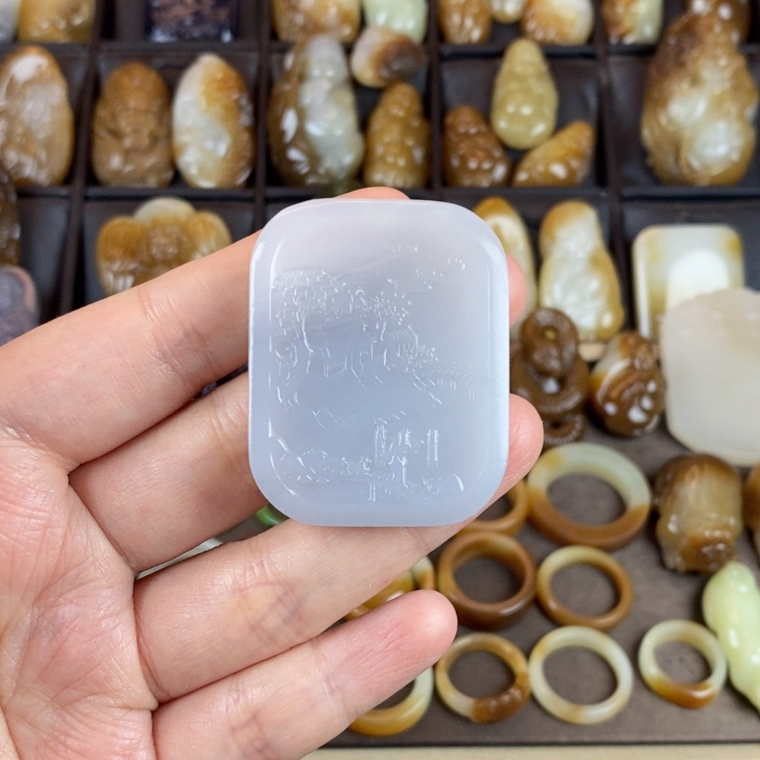 和田玉颈饰未镶嵌