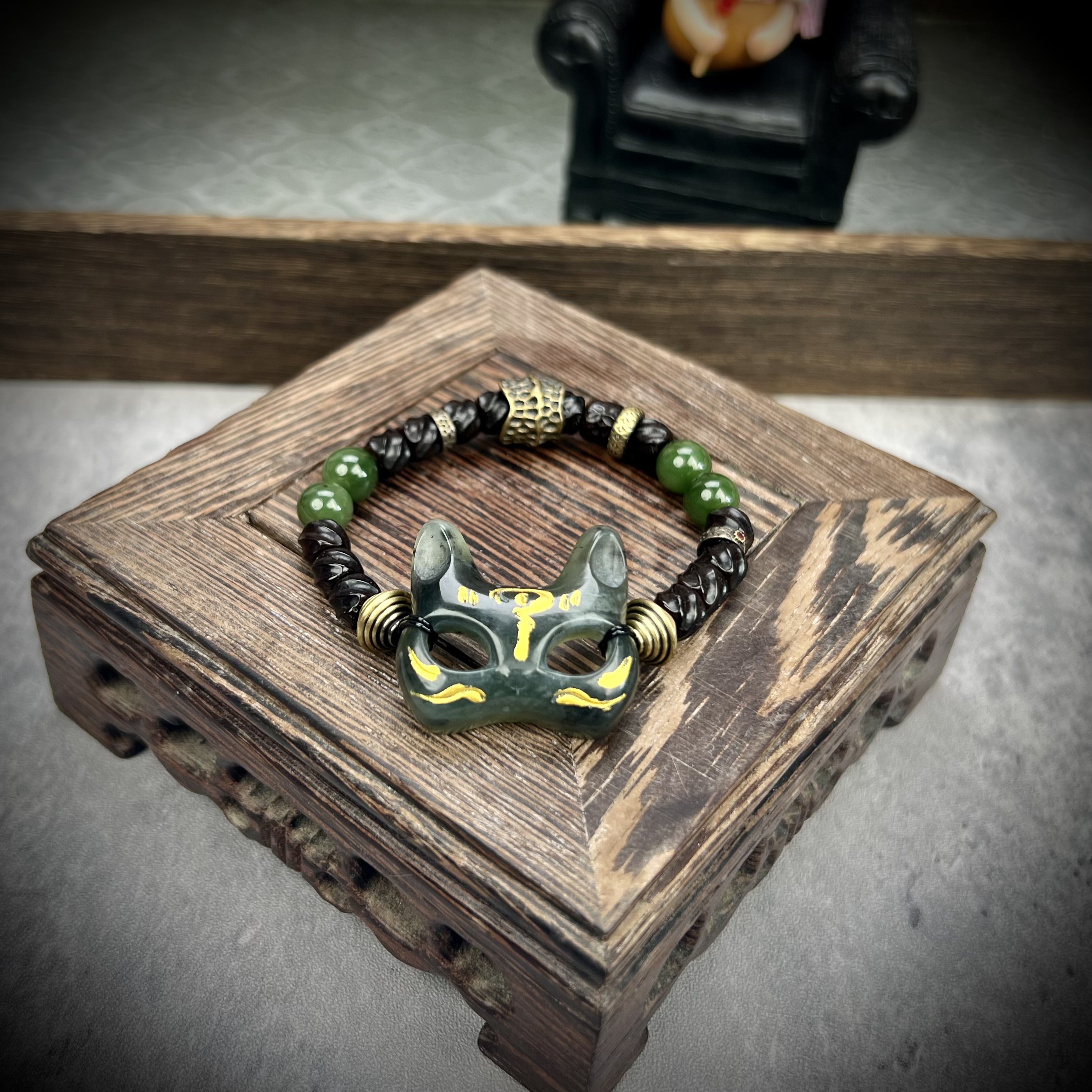 非金属木质手链 个性手工设计款手串