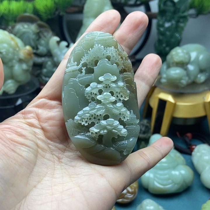 和田玉把件未镶嵌保*