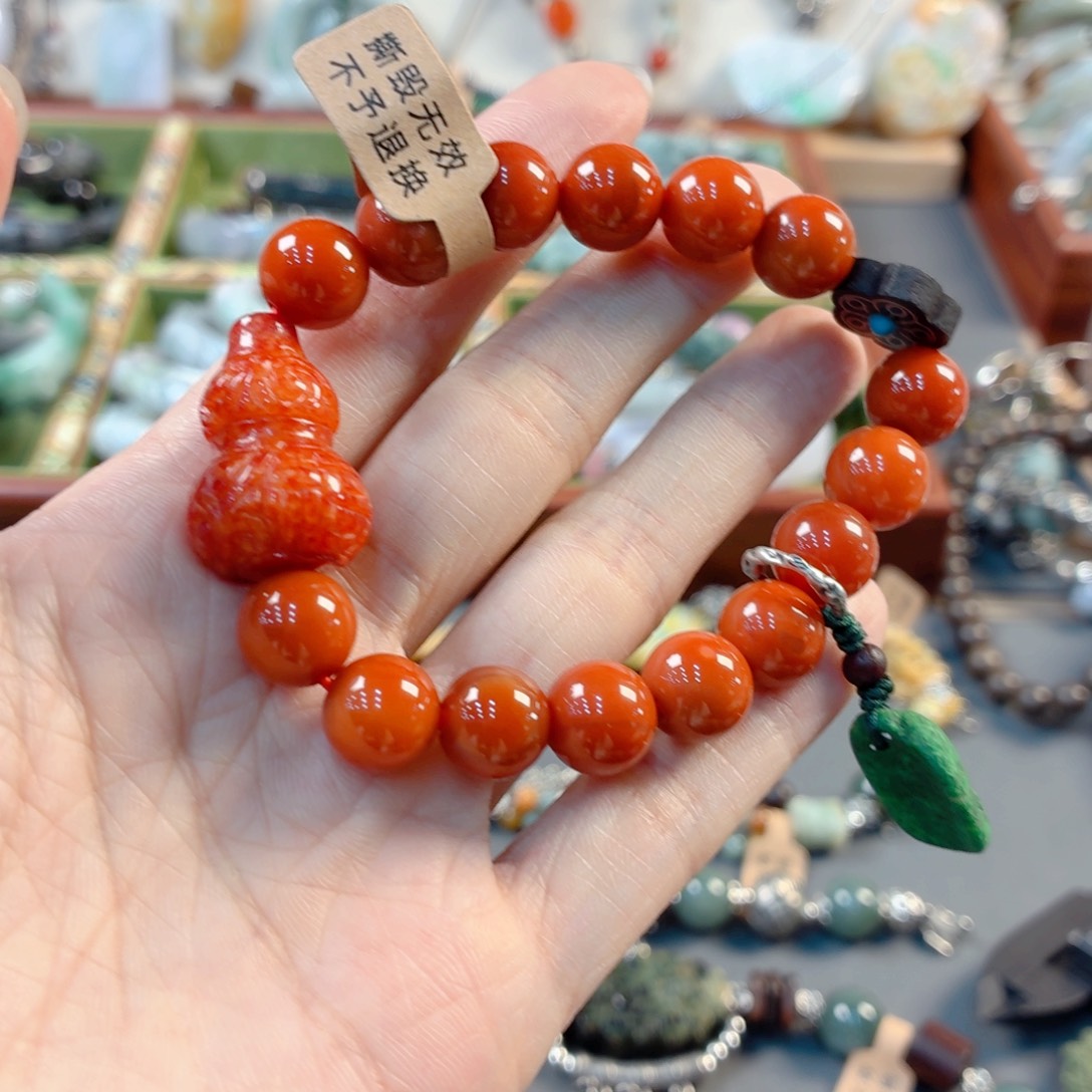 —***﹎未镶嵌手链翡翠手串