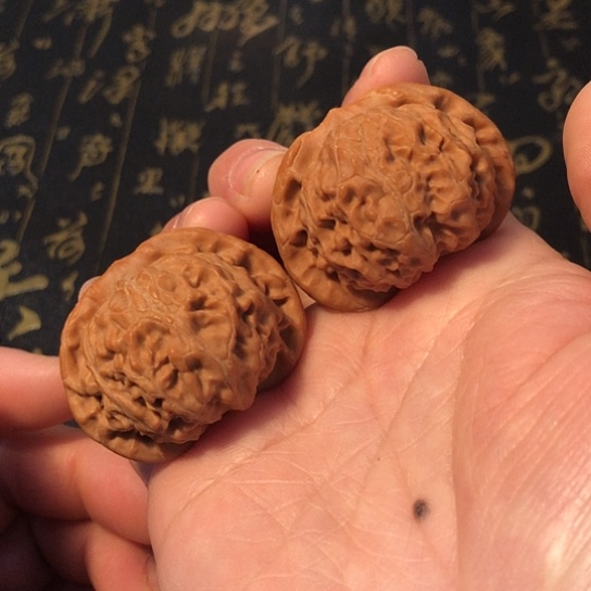 文玩核桃把件宫灯42mm