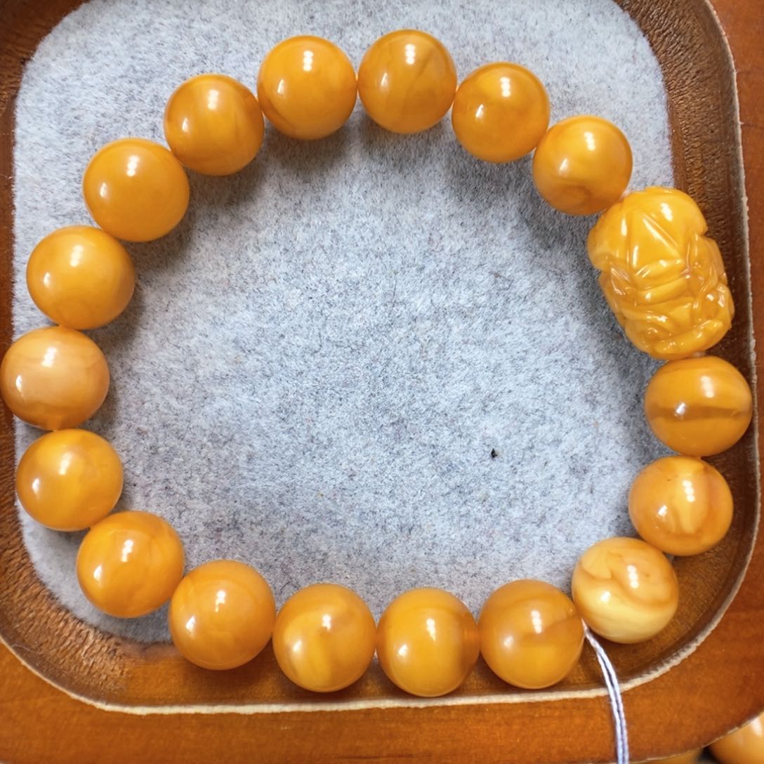 蜜蜡手串未镶嵌蜜蜡手串